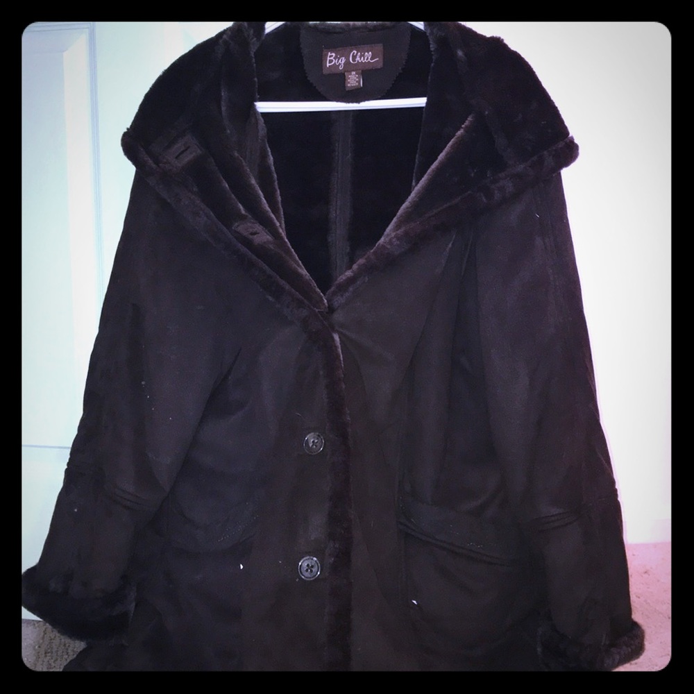 Big chill faux fur coat